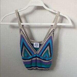 BDG Multicolor Knit Crop Top